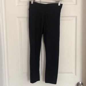 Plain black leggings